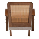 Gray Padded Japandi Lounge Chair | Bali Loom Sage | Oroatrade.com