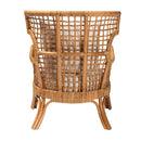 Lattice Rattan Wingback Lounge Chair | Bali Loom Regina | Oroatrade.com