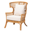 Lattice Rattan Wingback Lounge Chair | Bali Loom Regina | Oroatrade.com