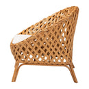Basketweave Rattan Accent Chair | Bali Loom Robista | Oroatrade.com