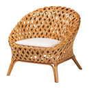 Basketweave Rattan Accent Chair | Bali Loom Robista | Oroatrade.com
