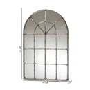 Antique Silver Arched Wall Mirror | Bali Loom Newman | Oroatrade.com