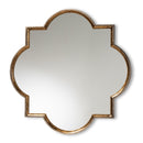 Bronze Quatrefoil Accent Wall Mirror | Bali Loom Tiana | Oroatrade.com