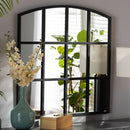 Black Metal Accent Wall Mirror | Bali Loom Barrington | Oroatrade.com