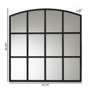 Black Metal Accent Wall Mirror | Bali Loom Barrington | Oroatrade.com