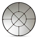 Metal-Framed Round Wall Mirror | Novi Living Ohara