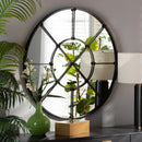 Metal Framed Round Wall Mirror | Bali Loom Ohara | Oroatrade.com