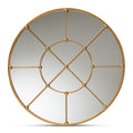 Metal Framed Round Wall Mirror | Bali Loom Ohara | Oroatrade.com