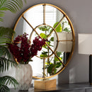 Metal Framed Round Wall Mirror | Bali Loom Ohara | Oroatrade.com