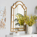 Antique Goldleaf Accent Wall Mirror | Bali Loom Bedivere | Oroatrade.com