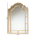 Antique Goldleaf Accent Wall Mirror | Bali Loom Bedivere | Oroatrade.com