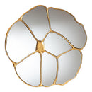 Gold Flower Accent Wall Mirror | Bali Loom Novia | Oroatrade.com