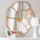 Gold Flower Accent Wall Mirror | Bali Loom Novia | Oroatrade.com