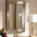 Gold Beaded Accent Wall Mirror | Bali Loom Neva | Oroatrade.com