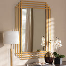 Gold Art Deco Accent Mirror | Bali Loom Kalinda | Oroatrade.com