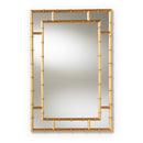 Gold Bamboo Accent Wall Mirror | Bali Loom Adra | Oroatrade.com