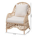 Braided Rattan Padded Lounge Chair | Bali Loom Florence | Oroatrade.com