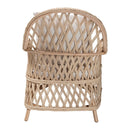 Braided Rattan Padded Lounge Chair | Bali Loom Florence | Oroatrade.com