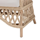 Braided Rattan Padded Lounge Chair | Bali Loom Florence | Oroatrade.com