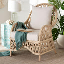 Braided Rattan Padded Lounge Chair | Bali Loom Florence | Oroatrade.com
