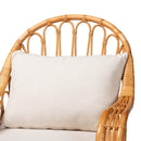 Bohemian Rattan Padded Lounge Chair | Bali Loom Reina | Oroatrade.com