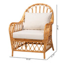 Bohemian Rattan Padded Lounge Chair | Bali Loom Reina | Oroatrade.com