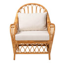 Bohemian Rattan Padded Lounge Chair | Bali Loom Reina | Oroatrade.com