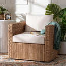 Woven Seagrass Curved Accent Chair | Bali Loom Rhinos | Oroatrade.com