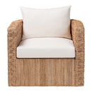 Woven Seagrass Curved Accent Chair | Bali Loom Rhinos | Oroatrade.com