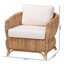 Cushioned Woven Seagrass Lounge Chair | Bali Loom Roma | Oroatrade.com
