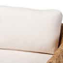 Cushioned Woven Seagrass Lounge Chair | Bali Loom Roma | Oroatrade.com