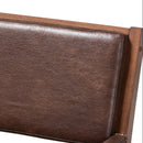 Brown Leather Inspired Lounge Chair | Bali Loom Rovelyn | Oroatrade.com