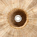 Scalloped Natural Rattan Pendant Lamp | Bali Loom Lavada | Oroatrade.com