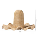 Scalloped Natural Rattan Pendant Lamp | Bali Loom Lavada | Oroatrade.com