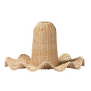 Scalloped Natural Rattan Pendant Lamp | Bali Loom Lavada | Oroatrade.com