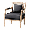 Carved Wood Framed Accent Chair | Bali Loom Clemence | Oroatrade.com
