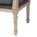 Carved Wood Framed Accent Chair | Bali Loom Clemence | Oroatrade.com