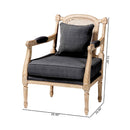 Carved Wood Framed Accent Chair | Bali Loom Clemence | Oroatrade.com