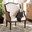 Beige Traditional French Accent Chair | Bali Loom Ornella | Oroatrade.com