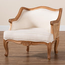 Beige French Style Accent Chair | Bali Loom Sylvestra | Oroatrade.com