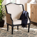 Woven Rattan French Accent Chair | Bali Loom Elizette | Oroatrade.com