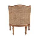 Woven Rattan French Accent Chair | Bali Loom Elizette | Oroatrade.com