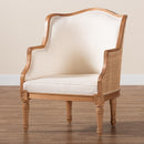 Woven Rattan French Accent Chair | Bali Loom Elizette | Oroatrade.com