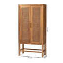 Teak Framed Rattan Cabinet | Bali Loom Sibu | Oroatrade.com