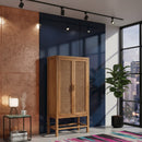 Teak Framed Rattan Cabinet | Bali Loom Sibu | Oroatrade.com