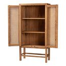 Teak Framed Rattan Cabinet | Bali Loom Sibu | Oroatrade.com
