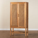 Teak Framed Rattan Cabinet | Bali Loom Sibu | Oroatrade.com