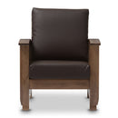Wooden Mission Style Lounge Chair | Bali Loom Charlotte | Oroatrade.com