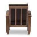 Wooden Mission Style Lounge Chair | Bali Loom Charlotte | Oroatrade.com