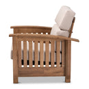 Wooden Mission Style Lounge Chair | Bali Loom Charlotte | Oroatrade.com